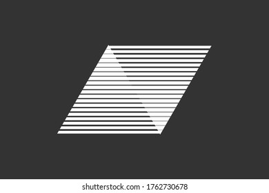 Modern line pattern, vector background.
