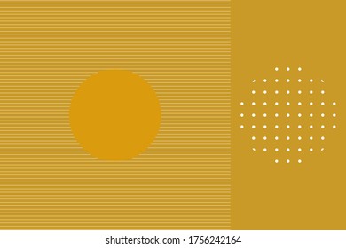 Modern line with round pattern, vector background.