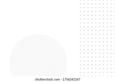 Modern line with round pattern, vector background.