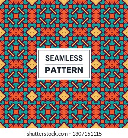Modern line vector traditional arabic pattern background design. Ideal for wall decoration, printable and wrapping paper design.