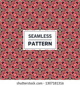 Modern line vector traditional arabic pattern background design. Ideal for wall decoration, printable and wrapping paper design.