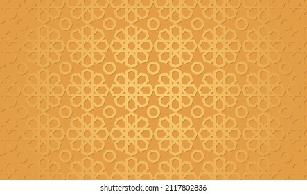 Modern line vector traditional arabic pattern. Abstract background with islamic ornament, arabic geometric texture. Islamic background. Arabic linear texture. Vector illustration