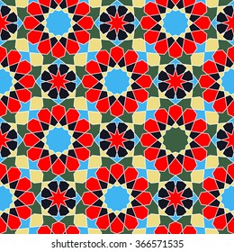Modern line vector traditional arabic pattern background design. Ideal for wall decoration, printable and wrapping paper design.