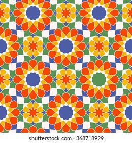 Modern line vector traditional arabic pattern background design. Ideal for wall decoration, printable and wrapping paper design.