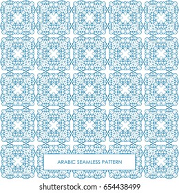 Modern line vector traditional arabic pattern background design. Ideal for wall decoration, printables and wrapping paper design