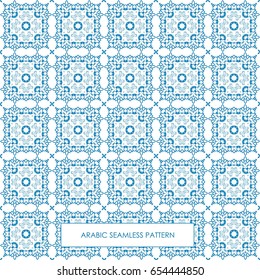 Modern line vector traditional arabic pattern background design. Ideal for wall decoration, printables and wrapping paper design