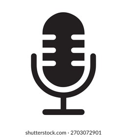 Emblema de áudio linear moderno representando o estilo de comunicação de mídia avançada