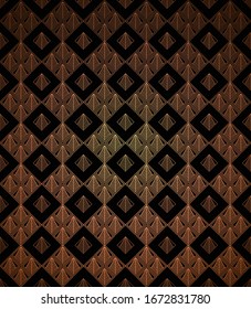 Modern Linear Geometric Pattern. Luxury Background. Radial Gradient