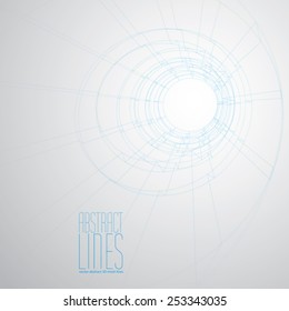 Modern Lines Background, Vector Illustration, communication and digital technology theme abstract background, clear eps 8 vector.