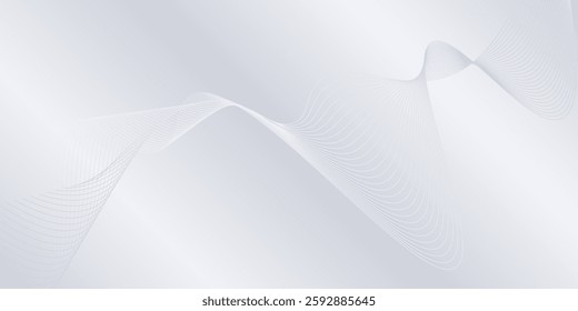 Modern lines with flowing lines. Digital future technology abstract simple