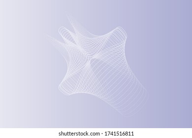 Modern lines pattern, vector background.
