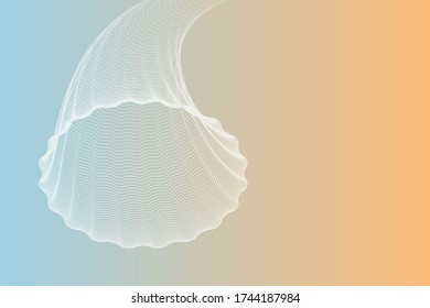 Modern lines pattern, vector background.