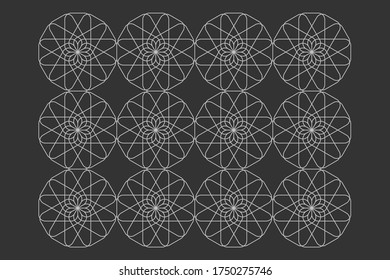 Modern lines pattern, vector background.