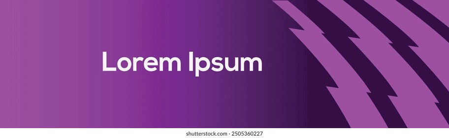 modern lines purple art design banner vector