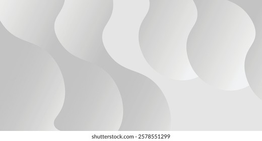 Modern lines wave white background with gradient color simple art