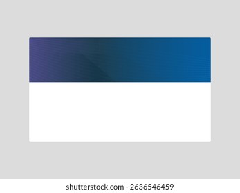 Modern LinkedIn page mockup with abstract header