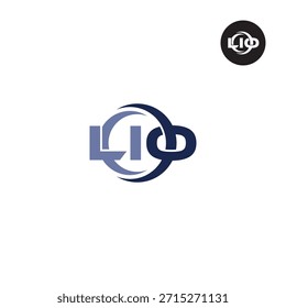 Modern LIO Monogram – Clean 3-Letter Logo Template
