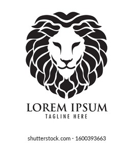 Modern Lion head vector illustration logo design, good for fashion brand also IT Business logo