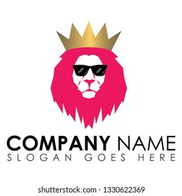 Modern Lion King Logo/ lion logo design.simple,modern,eye catching,powerful and  unique design.this logo template is high resolution vector files,EPS 10.this high quality logo you can use any where.
