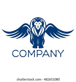 Modern lion  logo