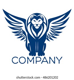 Modern lion  logo