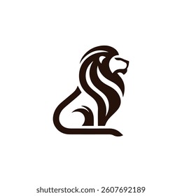 Modern Lion Logo for sale.