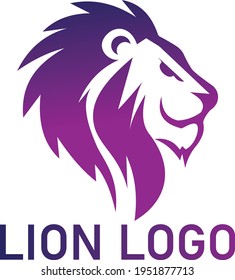 Modern Lion Logo vector concept