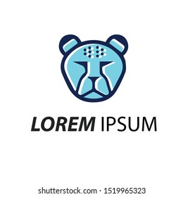 modern Lion Logo Vector.- Template Illustration Sports Mascot Design
