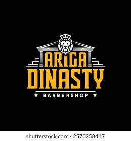 modern lion theme ariga t shirt design