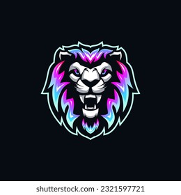 Modern Lion Vector Logo, Esport Logo Design.
