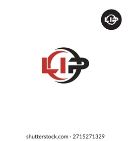 Modernes LIP-Monogramm - Clean 3-Letter-Logo-Vorlage