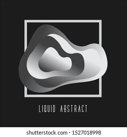 Modern liquid abstract element graphic gradient 2