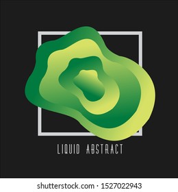 Modern liquid abstract element graphic gradient 9