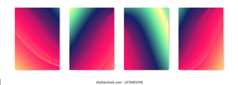 Modern liquid background. Abstract gradient colors flow