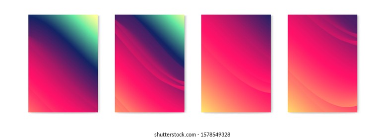 Modern liquid background. Abstract gradient colors flow