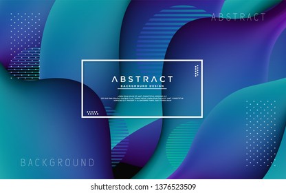 Modern liquid background with abstract shape