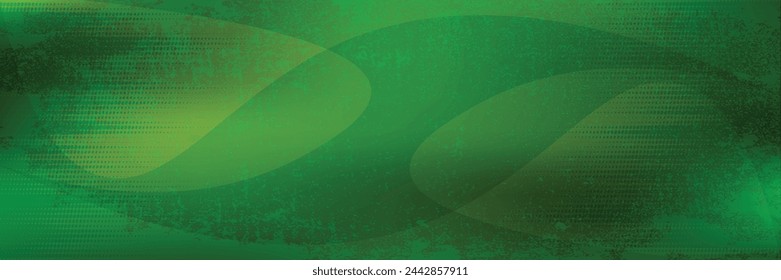 Modern liquid background with green gradient. Dynamic shape composition. eps10 vector