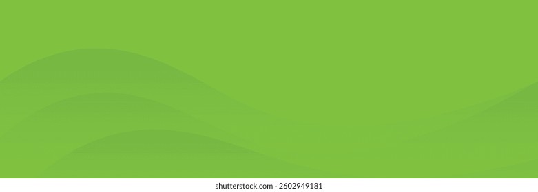 Modern liquid background with green gradient. Dynamic shape composition. vector