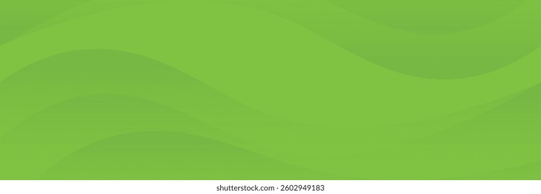 Modern liquid background with green gradient. Dynamic shape composition. vector