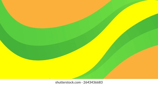 Modern liquid background with green gradient. Background composition full of dynamic dots.