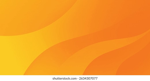 Fondo líquido moderno con gradiente naranja. Composición dinámica de la forma. Vector eps 10