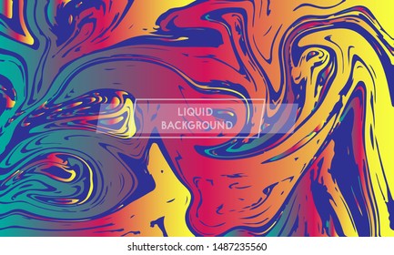 Modern Liquid Background Social Media and Presentation Template.