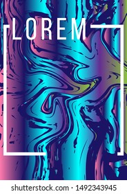 Modern Liquid Background Vector for Social Media Use.