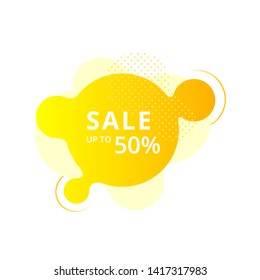 Modern liquid color abstract geometric shapes. Fluid gradient elements for minimal banner, logo, social post. Futuristic trendy dynamic elements. Abstract background