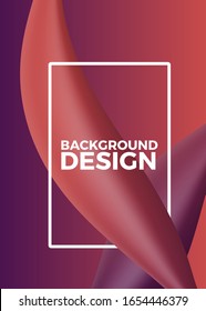 diseño moderno en color líquido, afiche de diseño futurista. Vector Eps10