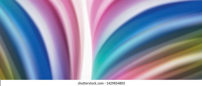 Modern Liquid color flow on white - colorful flow poster. Techno Wave Liquid shape in white color background. Design for your design project. Vector