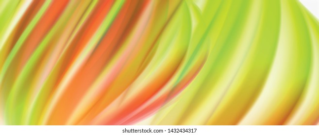 Modern Liquid color flow on white - colorful flow poster. Techno Wave Liquid shape in white color background. Design for your design project. Vector