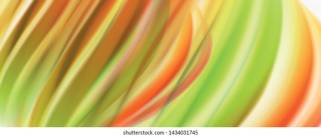 Modern Liquid color flow on white - colorful flow poster. Techno Wave Liquid shape in white color background. Design for your design project. Vector