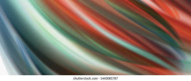 Modern Liquid color flow on white - colorful flow poster. Techno Wave Liquid shape in white color background. Design for your design project. Vector