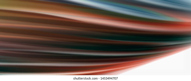 Flujos modernos de color líquido en el afiche de flujo blanco - colorido. Forma Líquida de oleada Techno con fondo de color blanco. Diseño para su proyecto de diseño. Vector